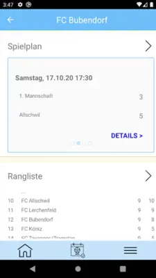 FCBubendorf.Android android App screenshot 9