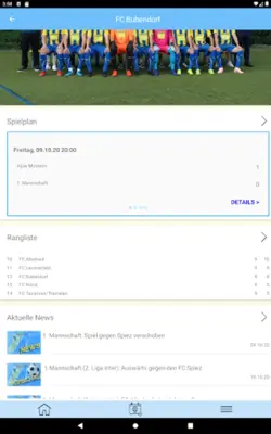 FCBubendorf.Android android App screenshot 1