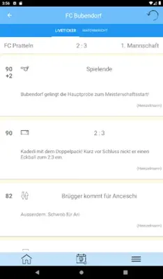 FCBubendorf.Android android App screenshot 4