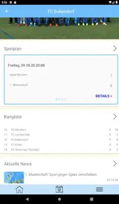 FCBubendorf.Android android App screenshot 5