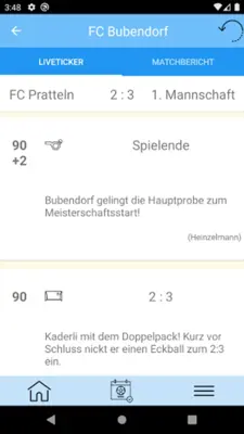 FCBubendorf.Android android App screenshot 8